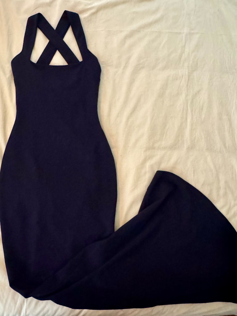 X Revolve Viva 2way Gown -- Stretchy, Versatile Black Dress